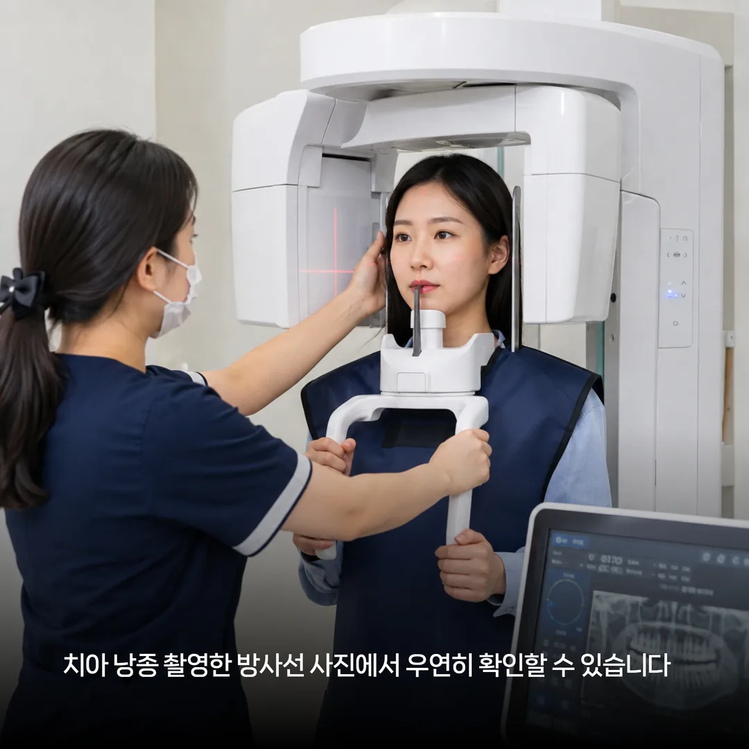 턱 전체 파노라마 방사선 촬영 검진 준비